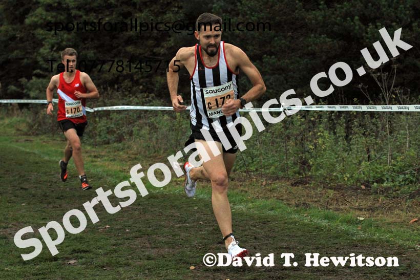Senior Men, 2022 National Cross Country Relays, Berry Hill Park, Mansfield.  Photo: David T. Hewitson/Sports for All Pics